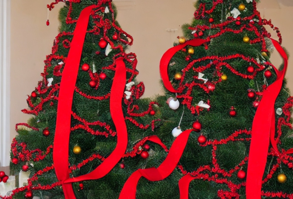 Enhance Your Holiday Décor: Creative Ideas for Christmas Trees with Red Ribbons