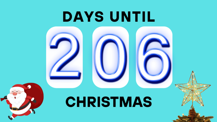 206 Days Christmas 2025