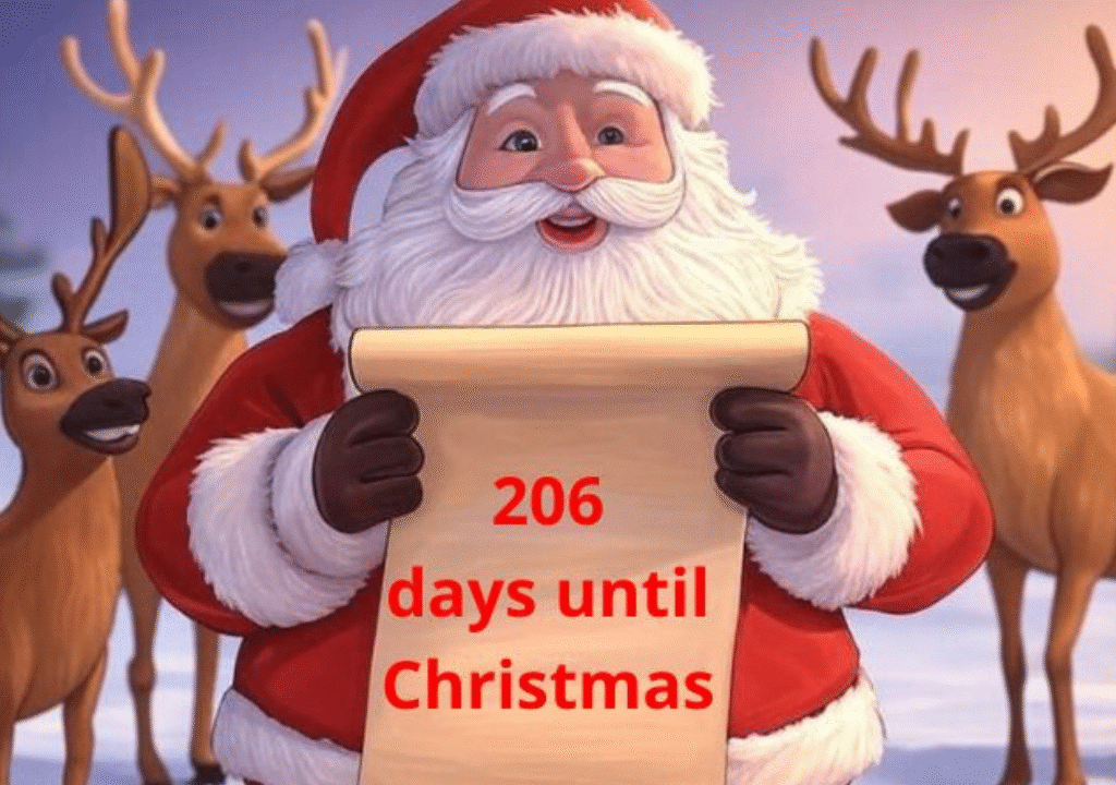 206 Days Christmas 2025