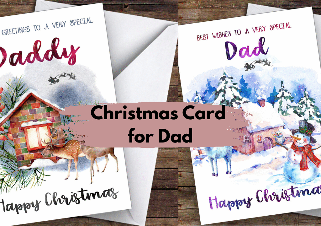 Christmas Card for Dad