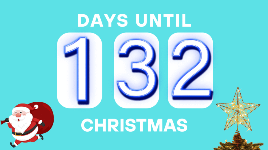 132 days until Christmas