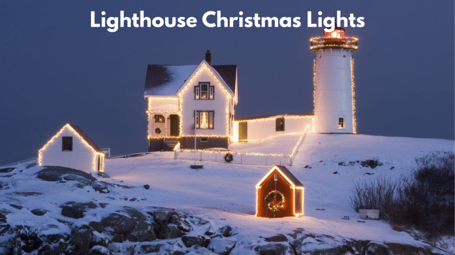 Lighthouse Christmas Lights