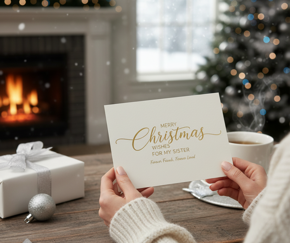 Merry Christmas Wishes for Sister