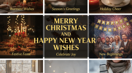 Merry Christmas and Happy New Year Wishes