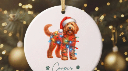 Personalized Dog Christmas Ornaments