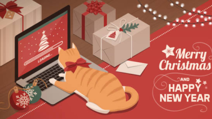 The Computer's First Christmas Card