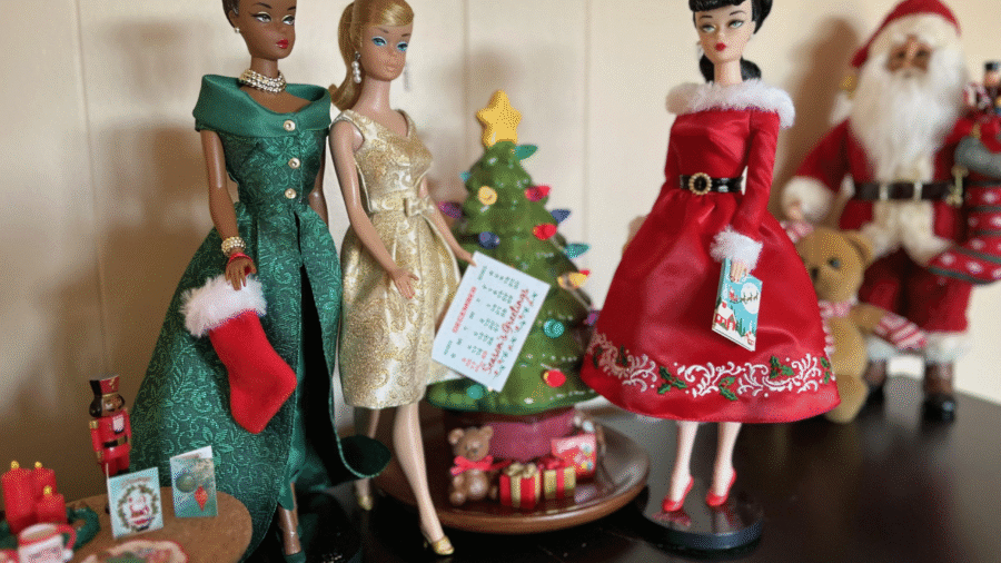 Vintage Christmas Dolls