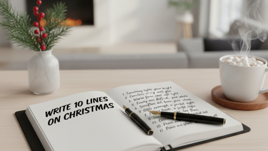 Write 10 Lines on Christmas