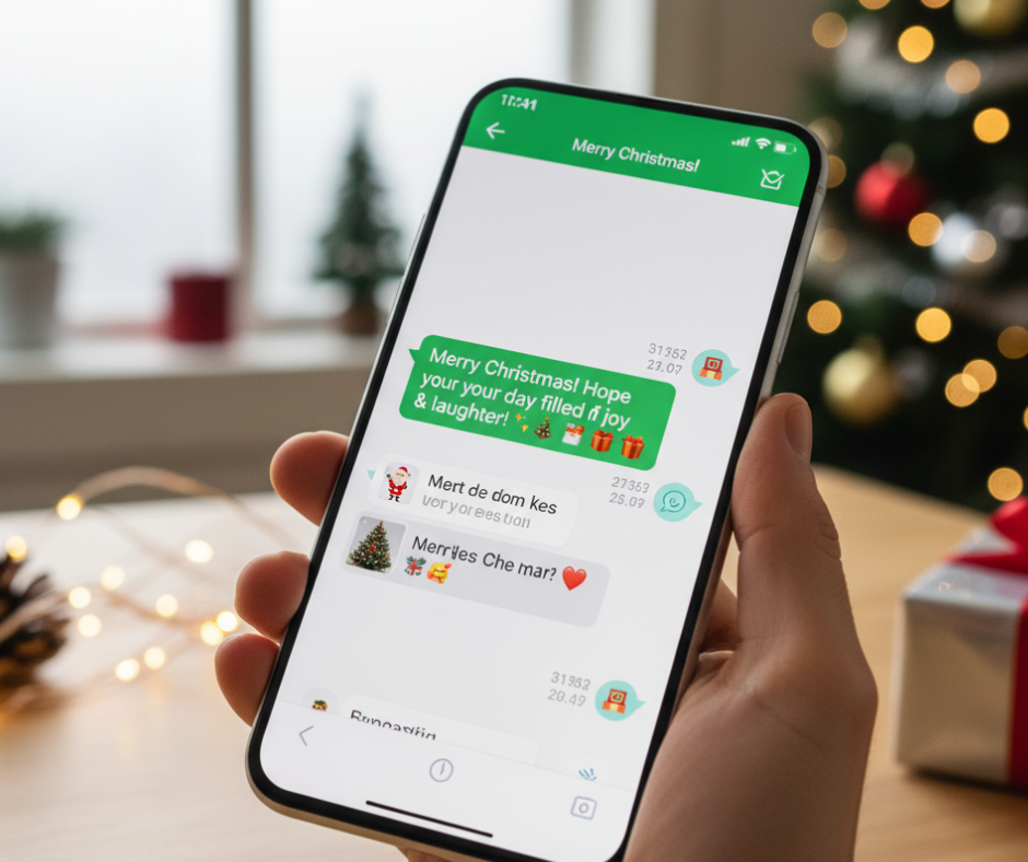 How to Wish Christmas on WhatsApp