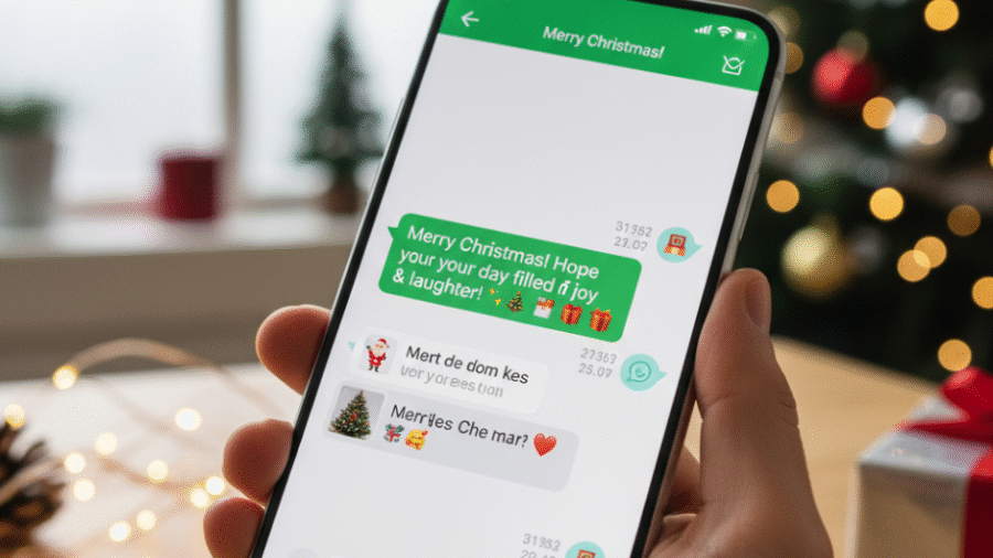 How to Wish Christmas on WhatsApp