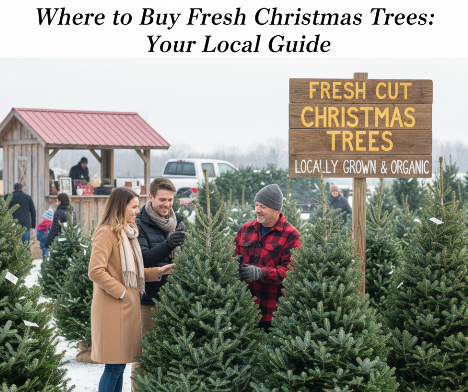 Where to buy fresh Christmas trees