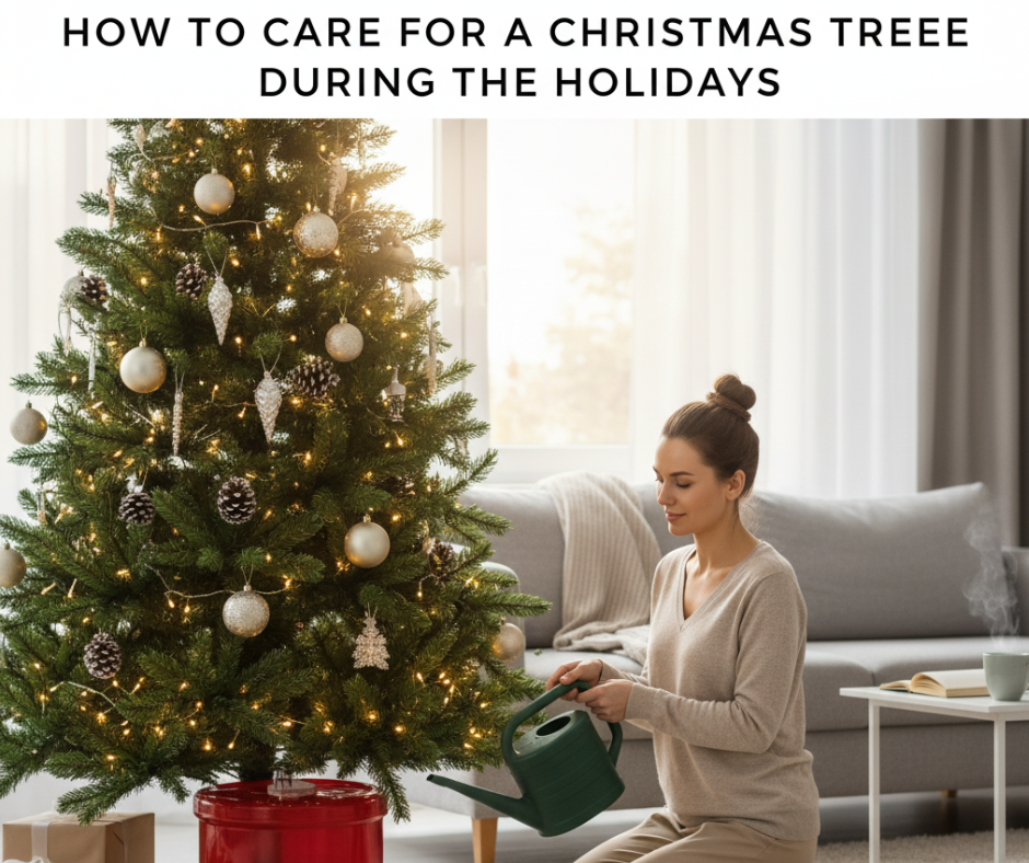 Christmas Tree During the Holidays