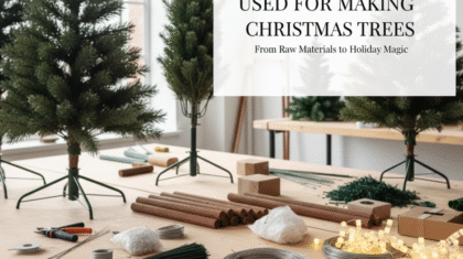 Used for Making Christmas Trees