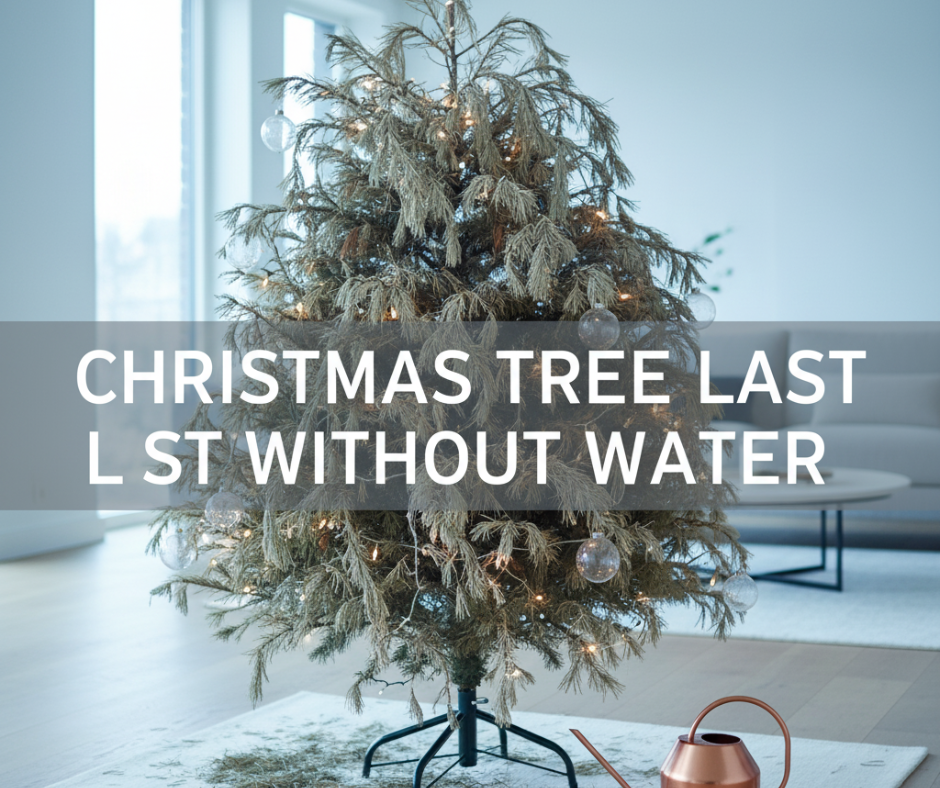 Christmas Tree Last Without Water