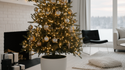 Christmas Tree Background 2025