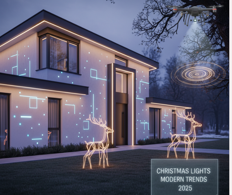 Christmas Lights Modern Trends in 2025