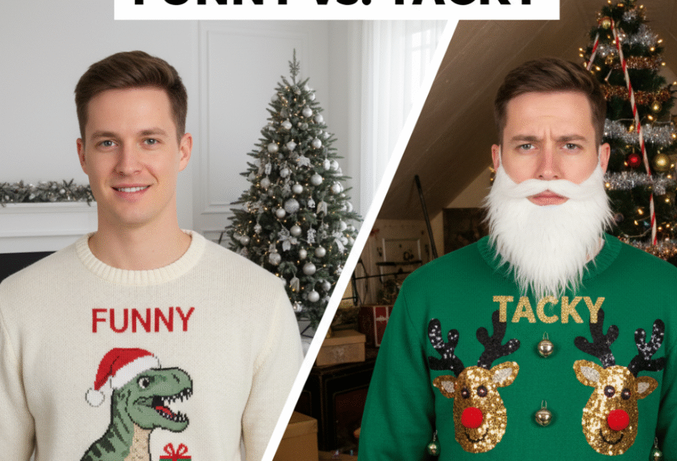 Funny Christmas Jumpers vs. Tacky Christmas Jumpers